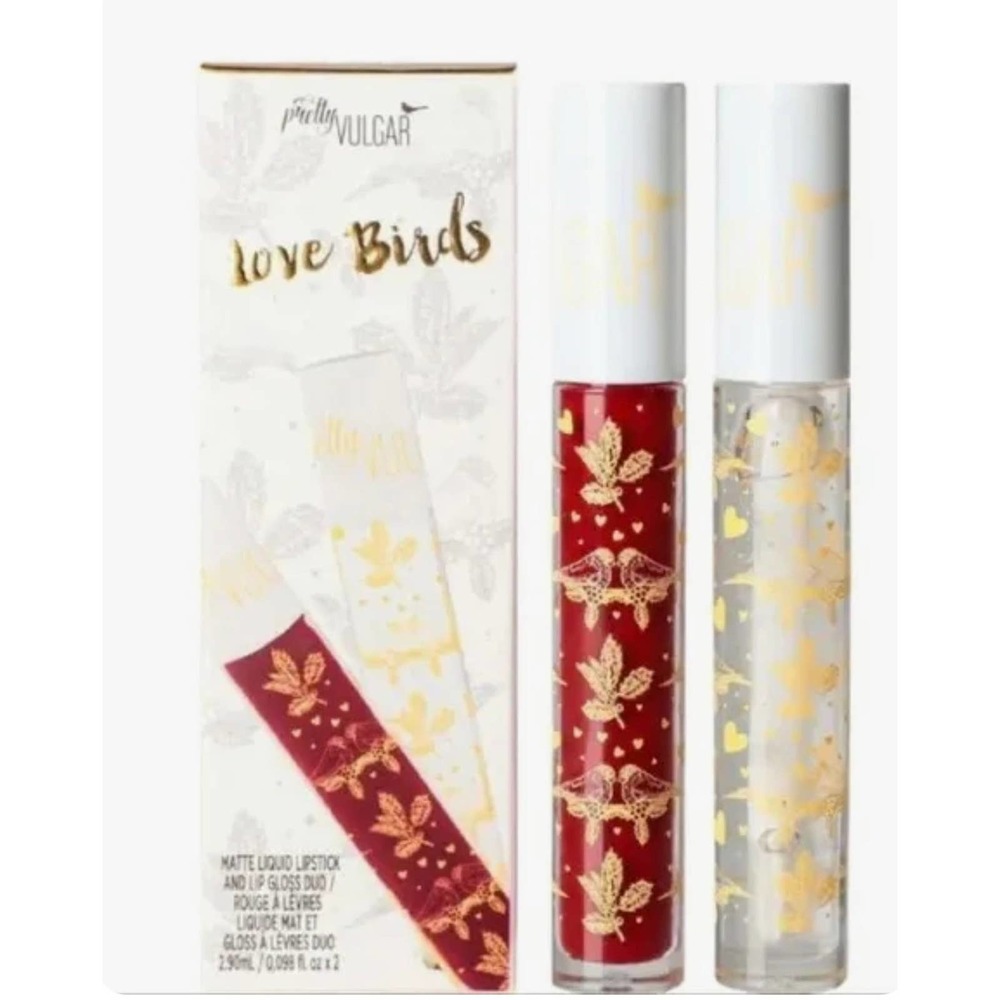 Matte Liquid Lipstick & Gloss Duo Pretty Vulgar Love Birds
